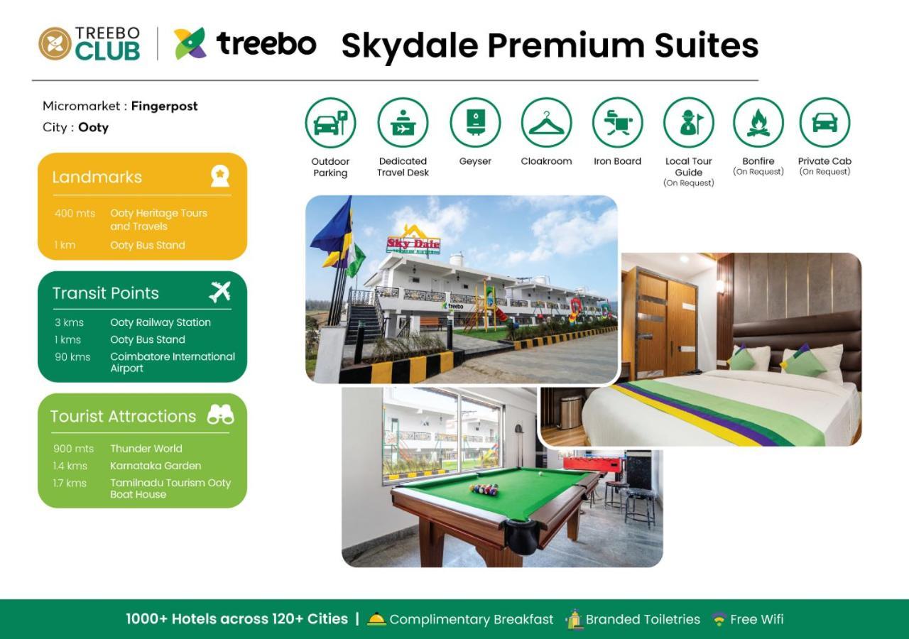 Treebo Skydale Premium Suites, 1500 Mtrs From Ooty Lake Eksteriør billede